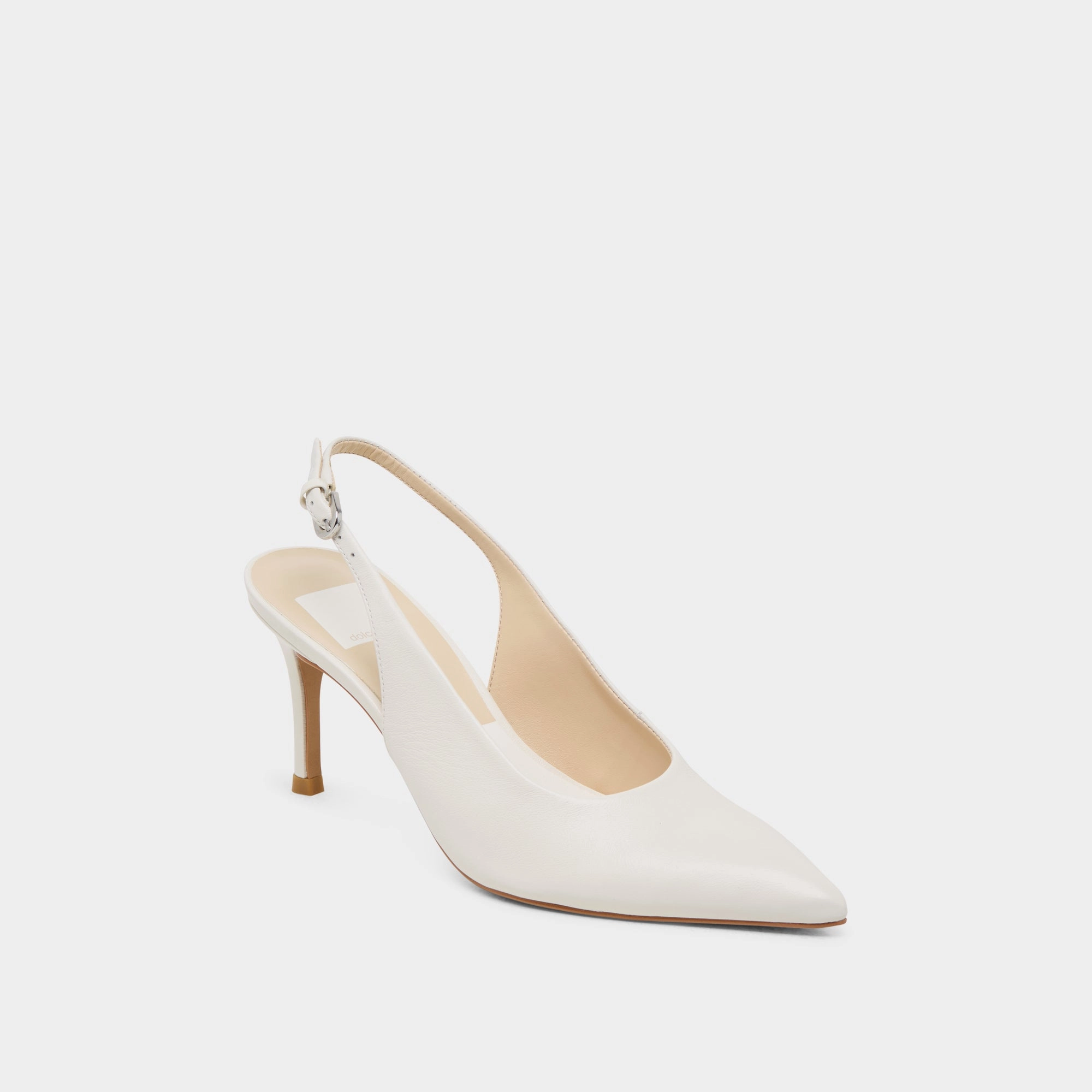 Fancy Finish Music Show ELASI HEELS WHITE LEATHER