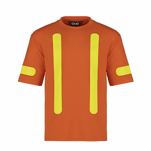 MinimalistStitching Non Restrictive Silhouette S05933 - Sentry - Adult Cotton Safety T-Shirt