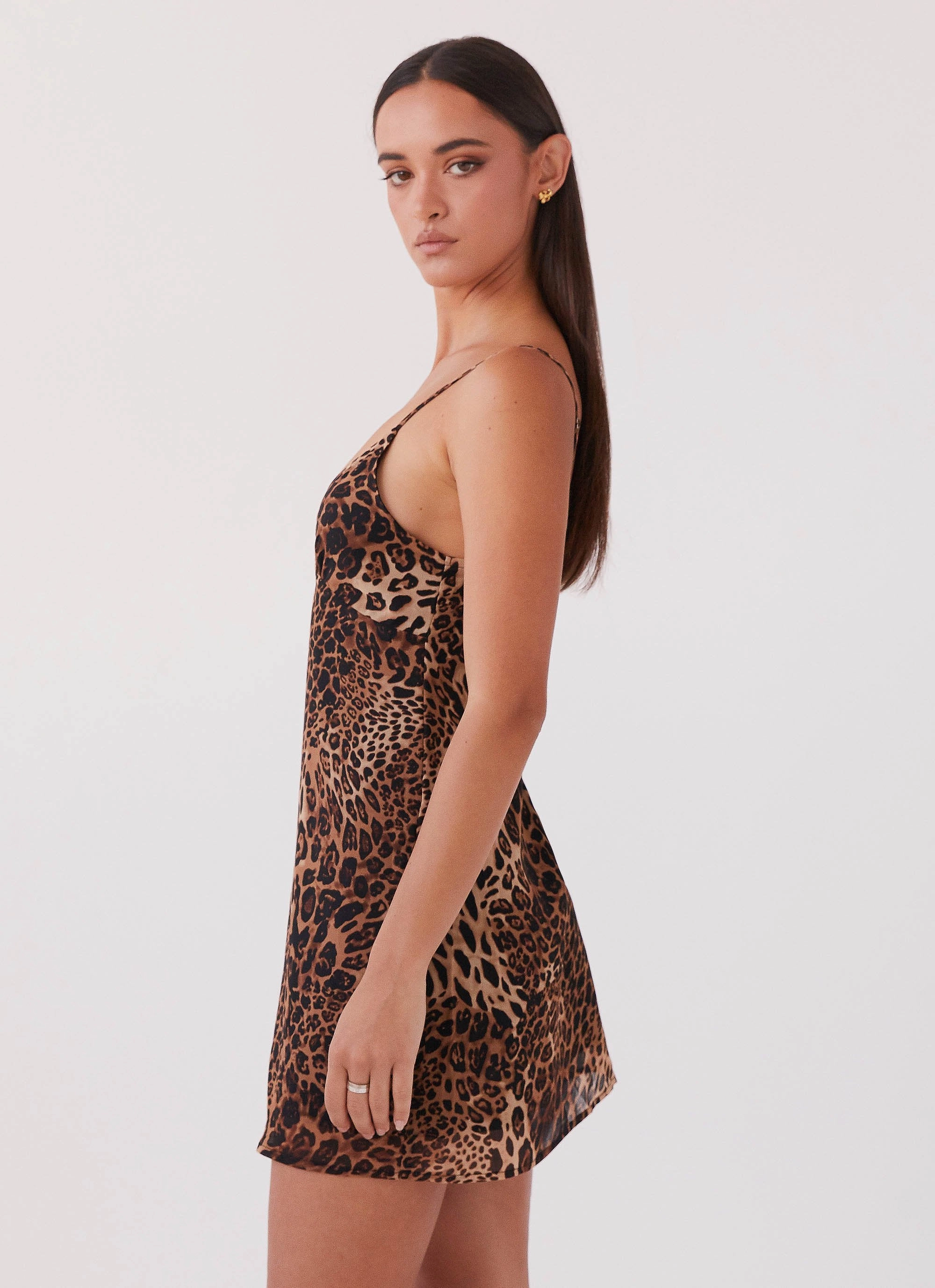 Huda Mini Dress - Leopard Vacation Vibes