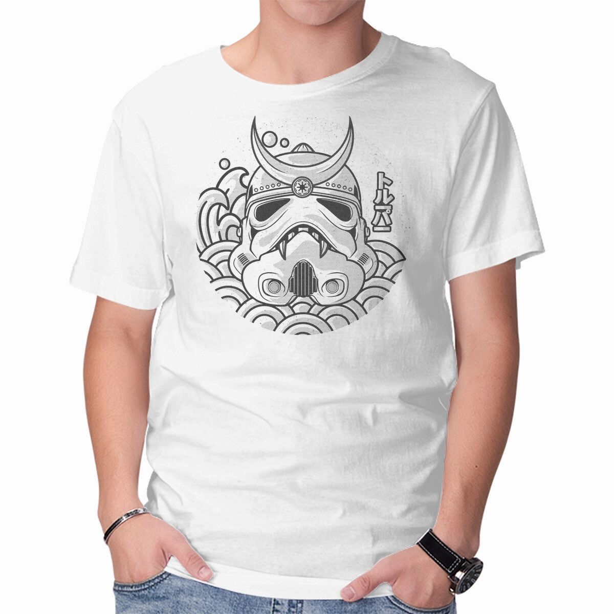 Quality Layer Printed design Samurai Trooper Helmet