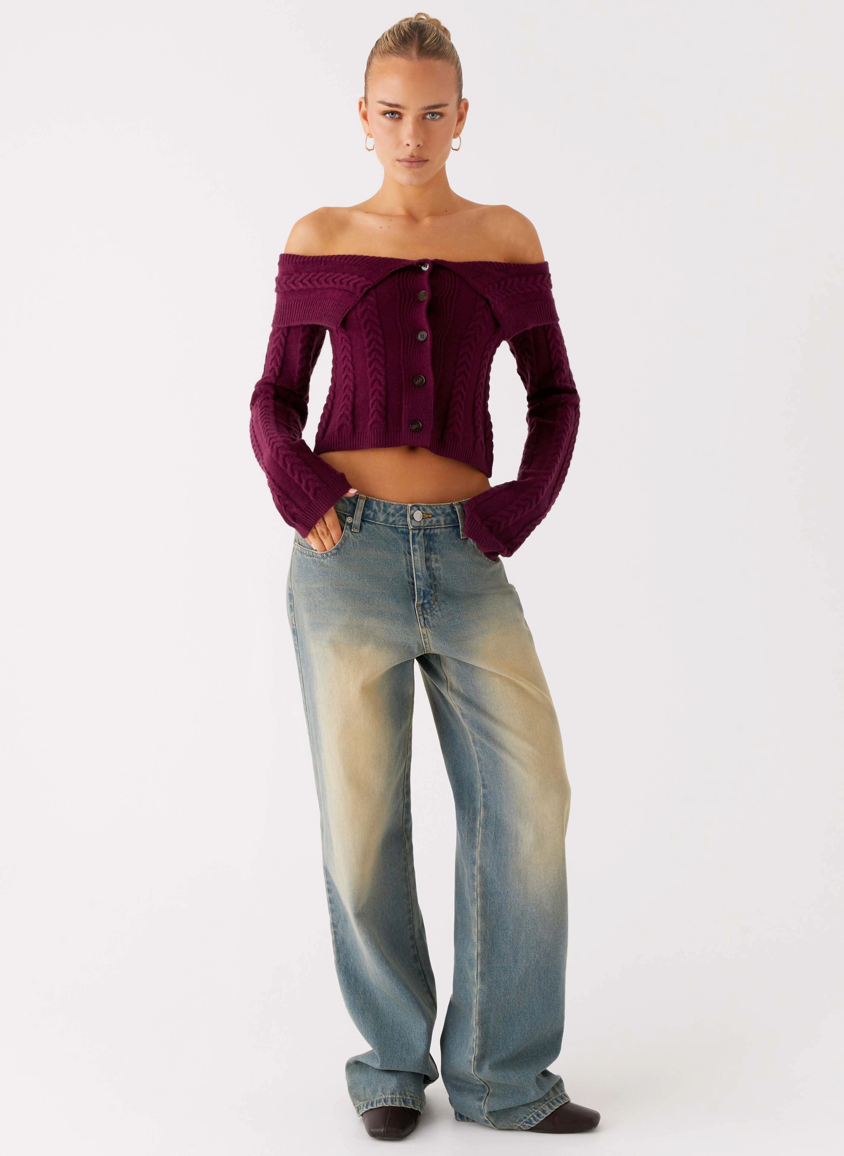 No Gap Waist Engineering San Diego Straight Leg Jeans - Blue Wash