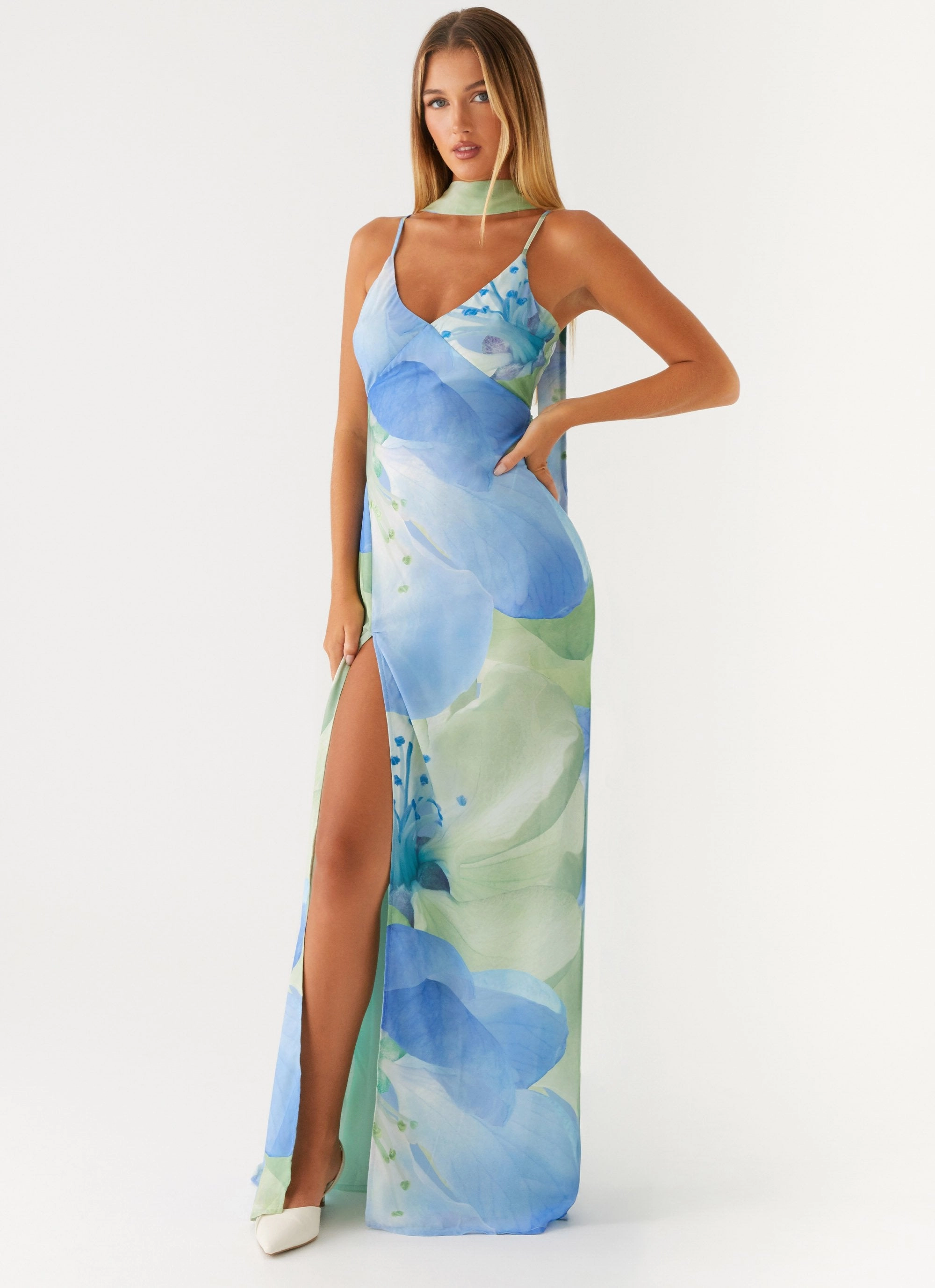 Sanctuary Maxi Dress - Flower Print Bold Look