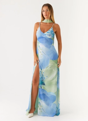 Elegant formal outfit Sanctuary Maxi Dress - Flower Print