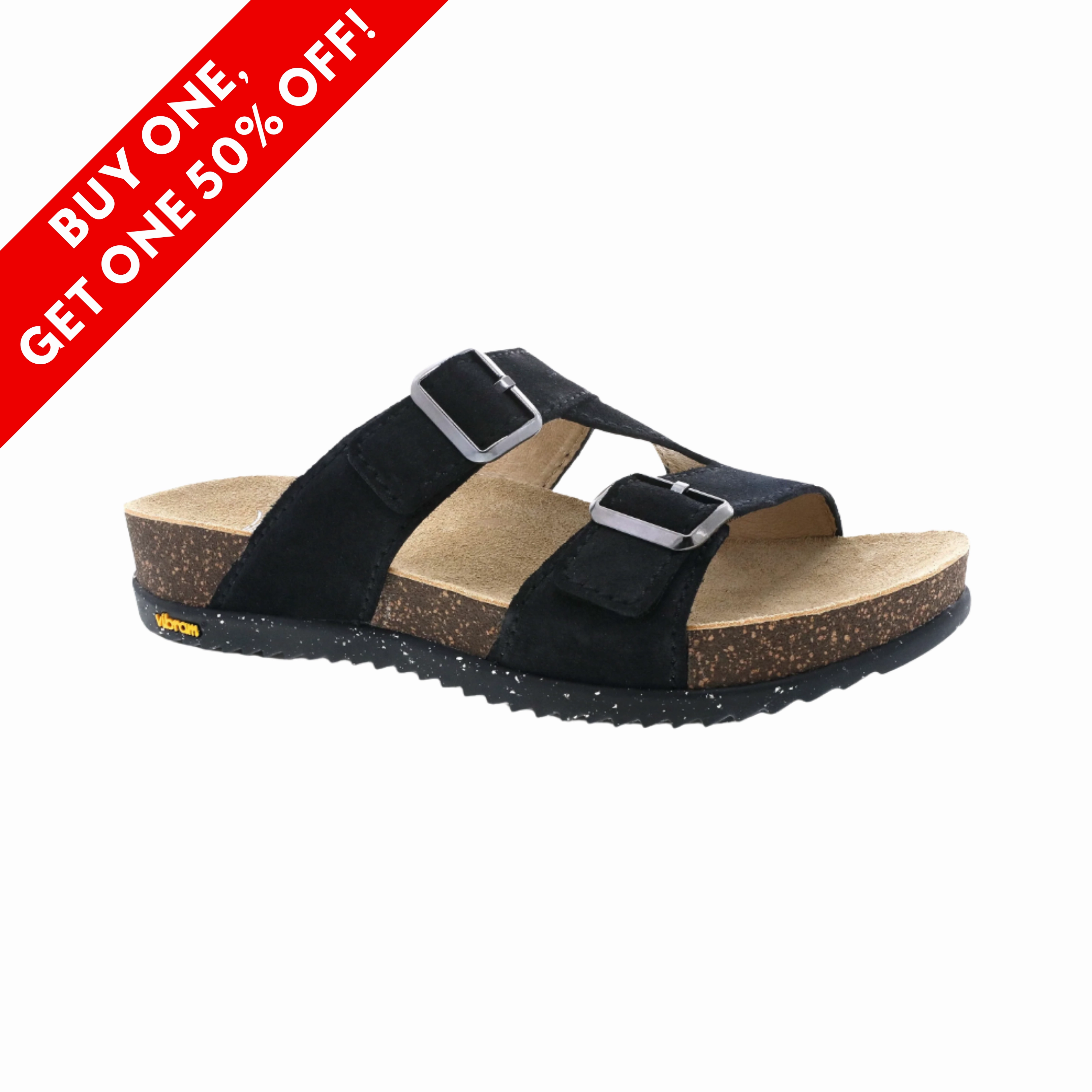 Travel Footbed Padding Women's Dayna - Black Suede