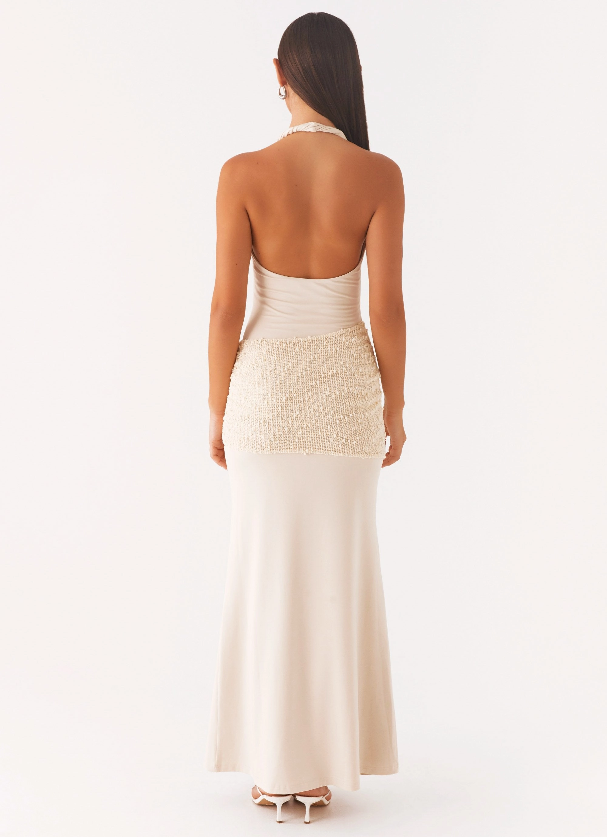 Scenic Maxi Dress - Sand Bold Fashion Minimal Detail