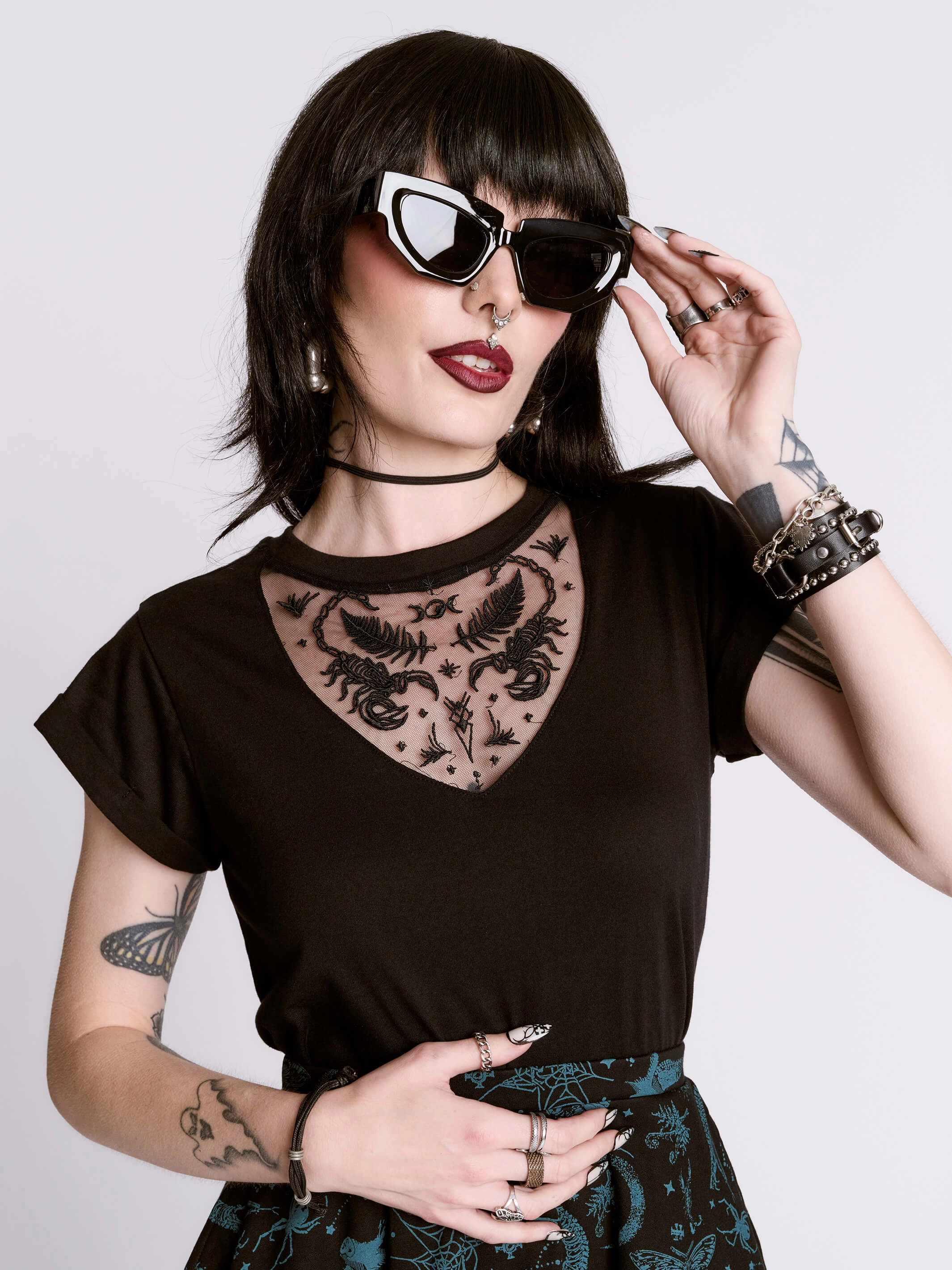 Athletic and Cool Printed design Scorpion Baby Tee