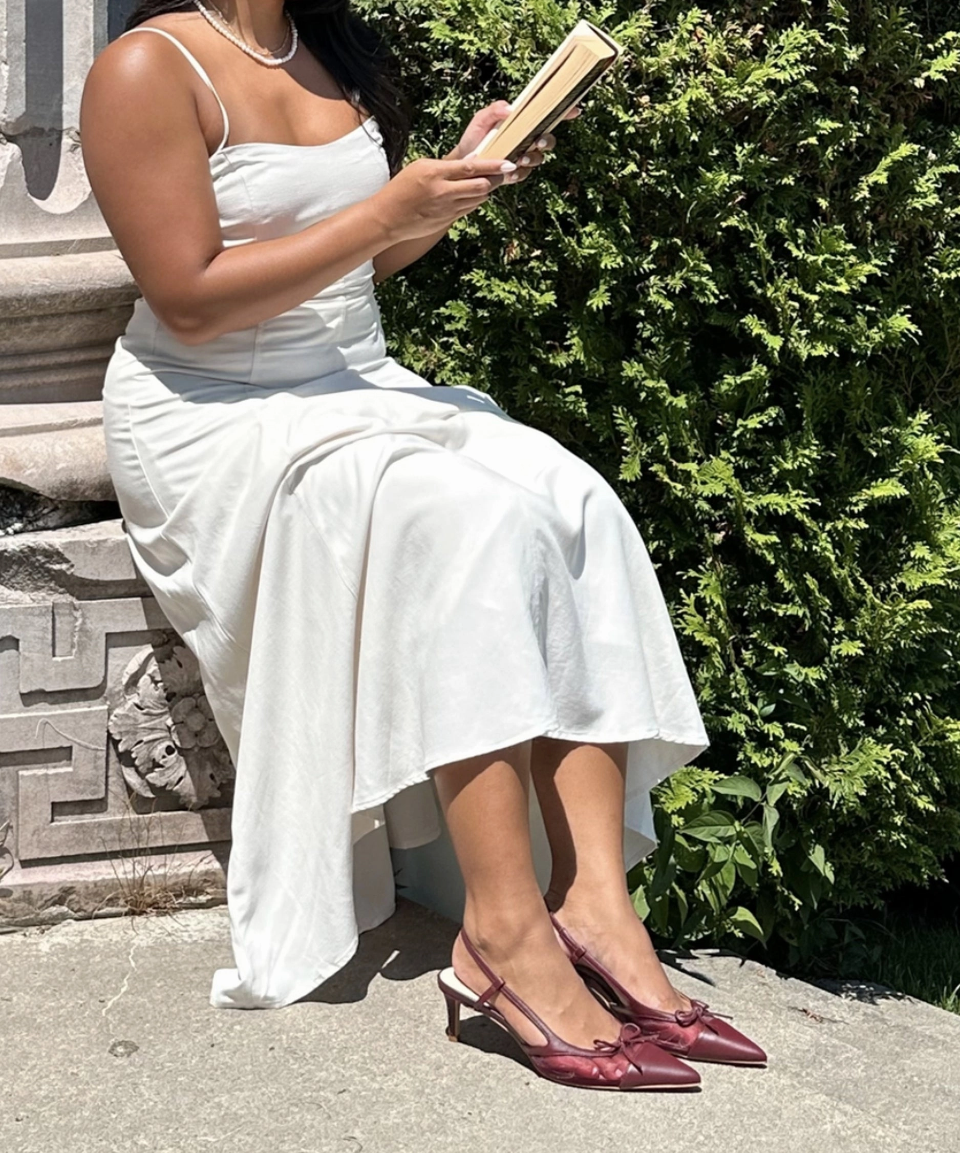 KANDI HEELS MAROON MESH Effortless Comfort