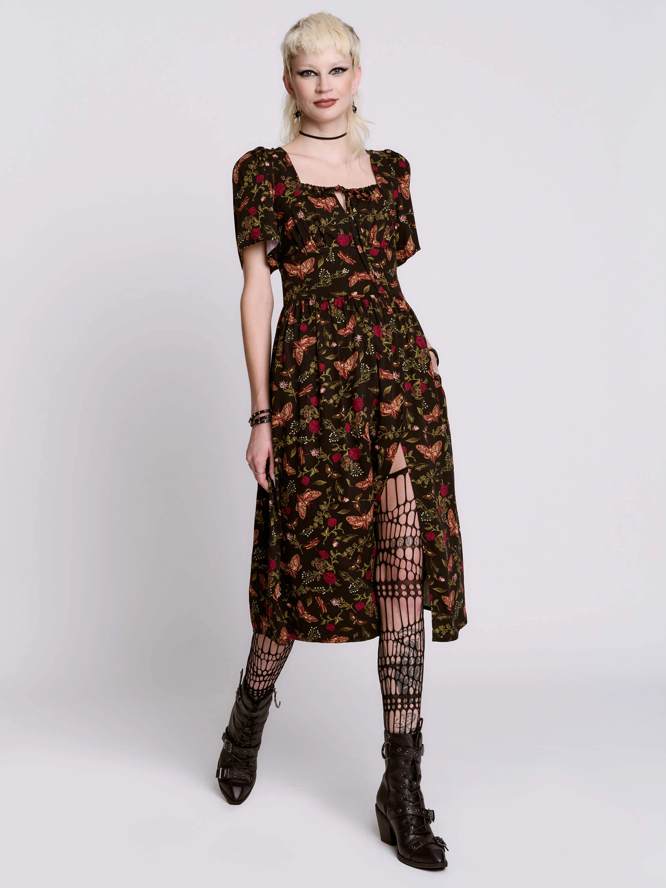 Moth to the Flame Maiden Dress Vibrant Movement Light Blend