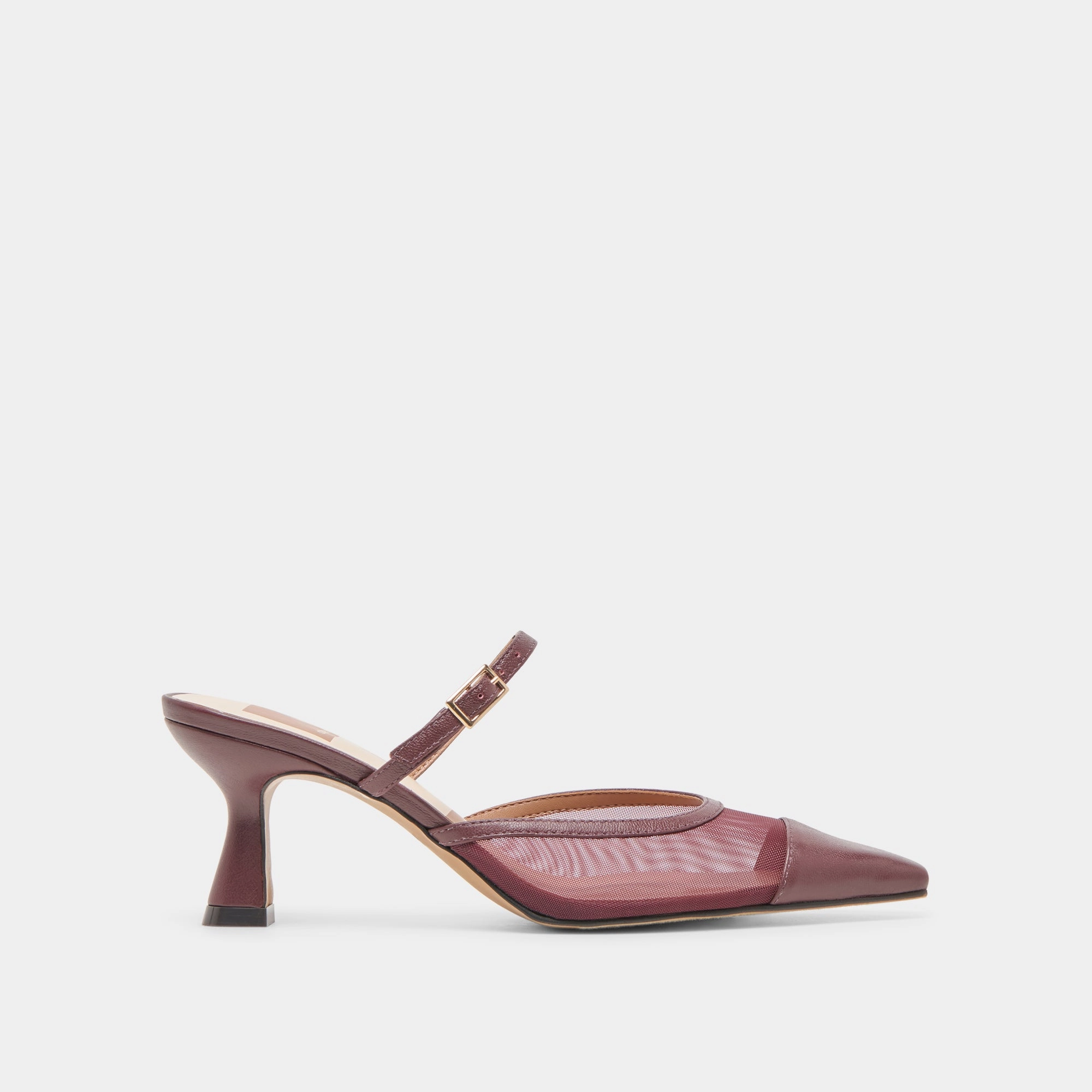 LOYD HEELS BURGUNDY MESH Boho Mood