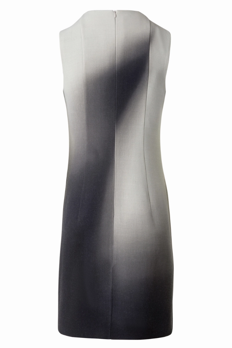 Shadow Print Dress Relaxed Style Chic Design