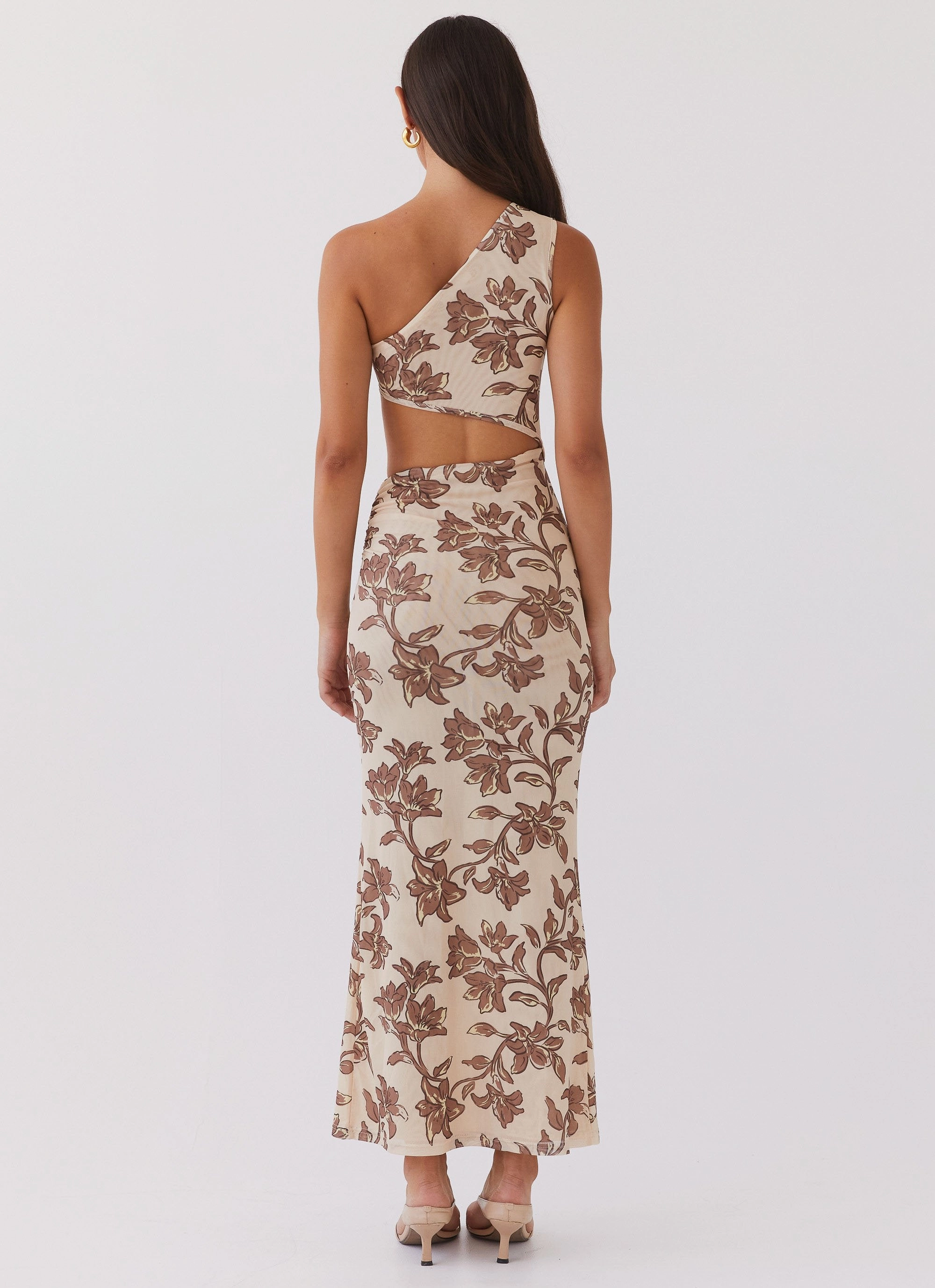 Shadows In The Sun Mesh Maxi Dress - Hazel Bloom Weekend Chic Perfectly Tailored