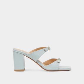 SHANE HEELS ICE BLUE CRINKLE PATENT Bold Statement