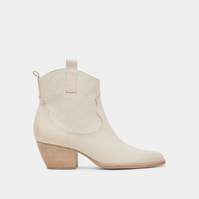 Cushioned Step All Day Worker SHANIA BOOTIES IVORY NUBUCK