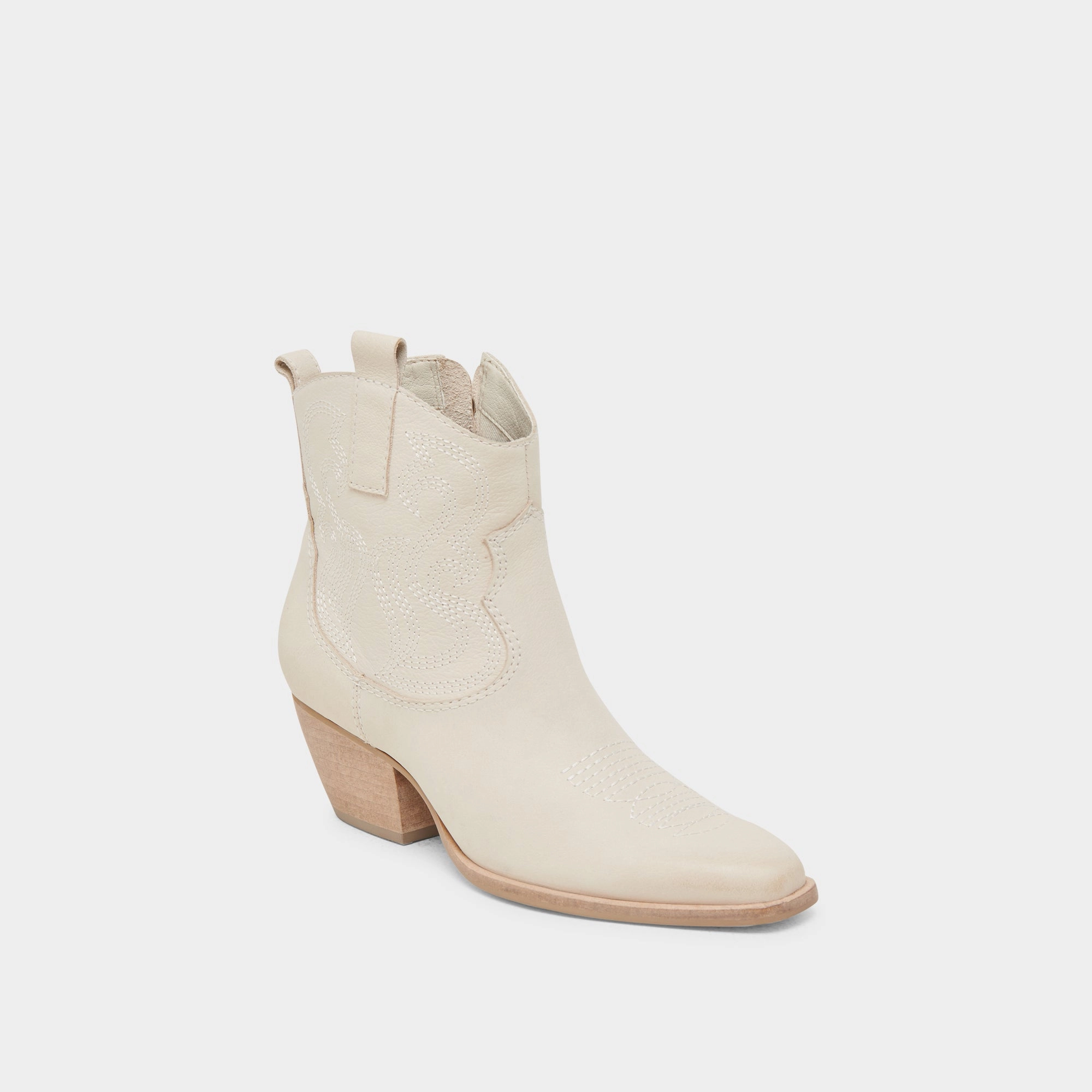 Seamless Comfort Rural Traveler Reinforced Form Weekend Wanderer SHANIA BOOTIES IVORY NUBUCK