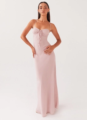Playful design piece Simple Chic Aveline Maxi Dress - Mauve