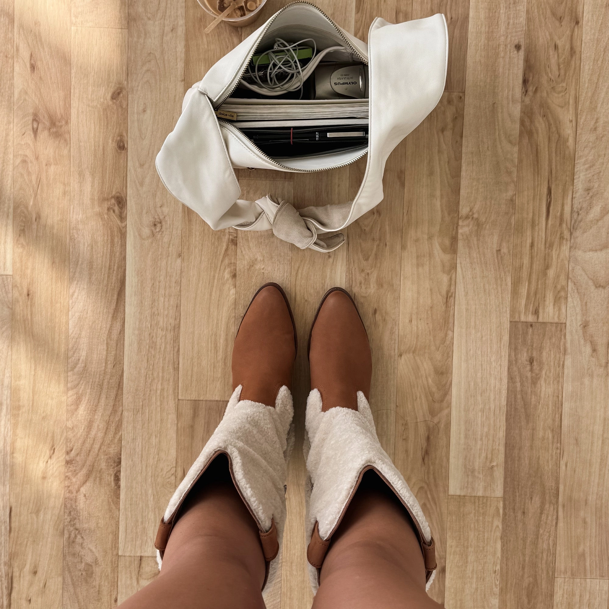 Everyday Use Comfortable Feel MYKEL PLUSH BOOTS CARAMEL NUBUCK