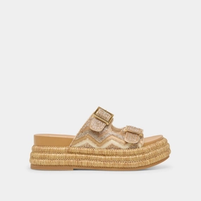 Daily Mobility Outdoor shoes WIXIE SANDALS GOLD MULTI BEADS