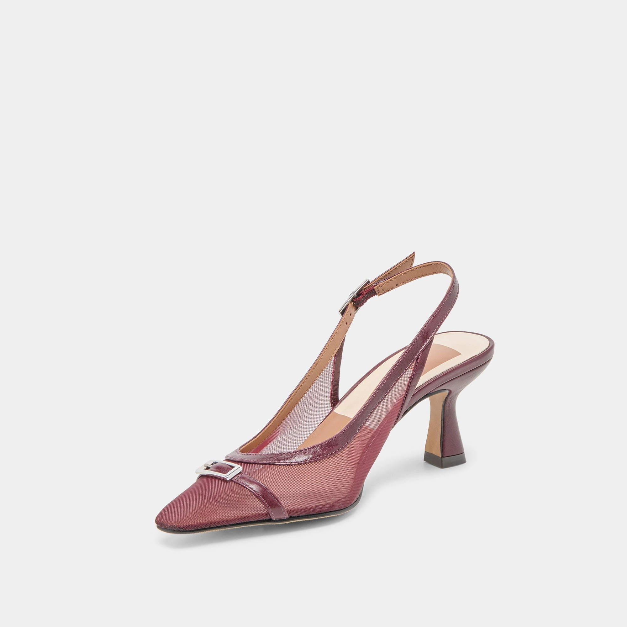 Candle Mood LORINE HEELS BURGUNDY MESH