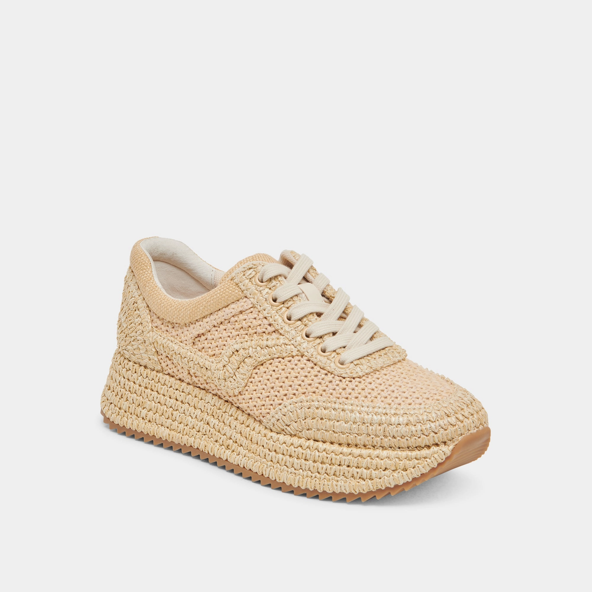 SHYLOH SNEAKERS LT NATURAL RAFFIA Minimalist Construction