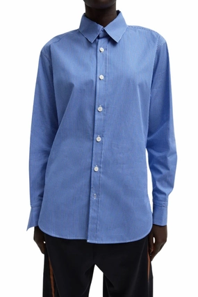 Everyday Comfort bohemian flair Mini Check Slim Shirt