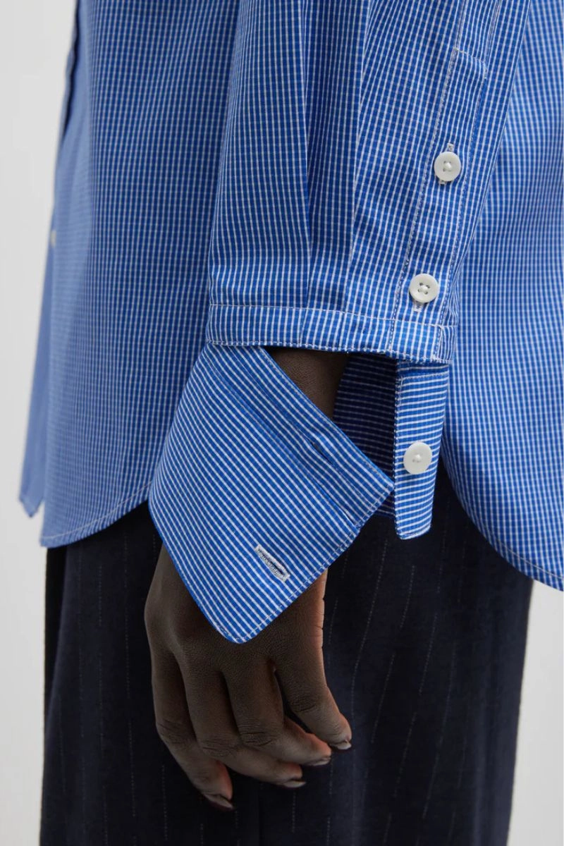 Gym Appropriate Mini Check Slim Shirt