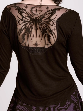 Heavyweight Sigil Moth Rib Top