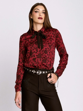 Tourist Reader Sigil Rose Librarian Shirt