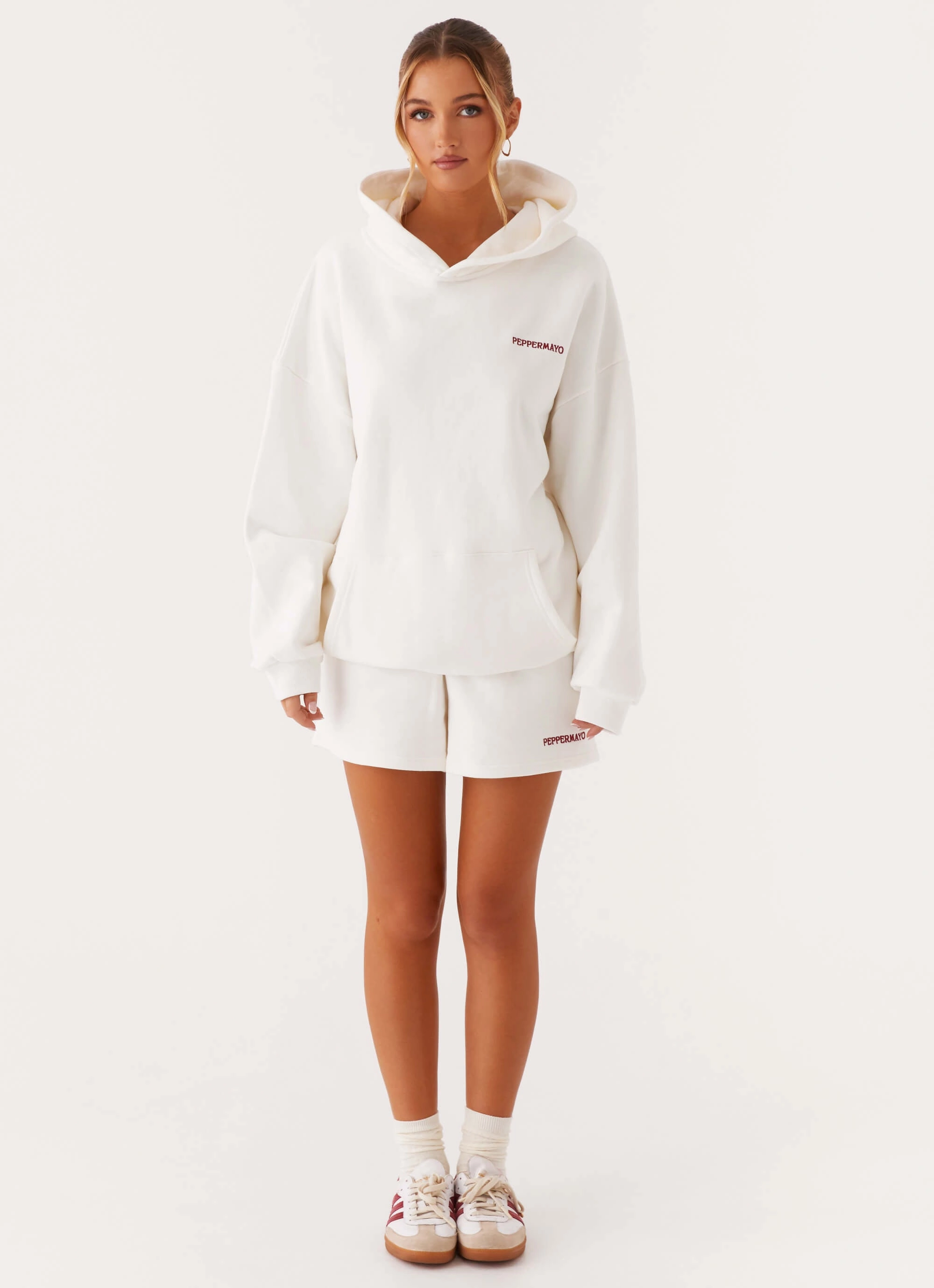 Signature Sweatshorts - Ivory Easy Layering