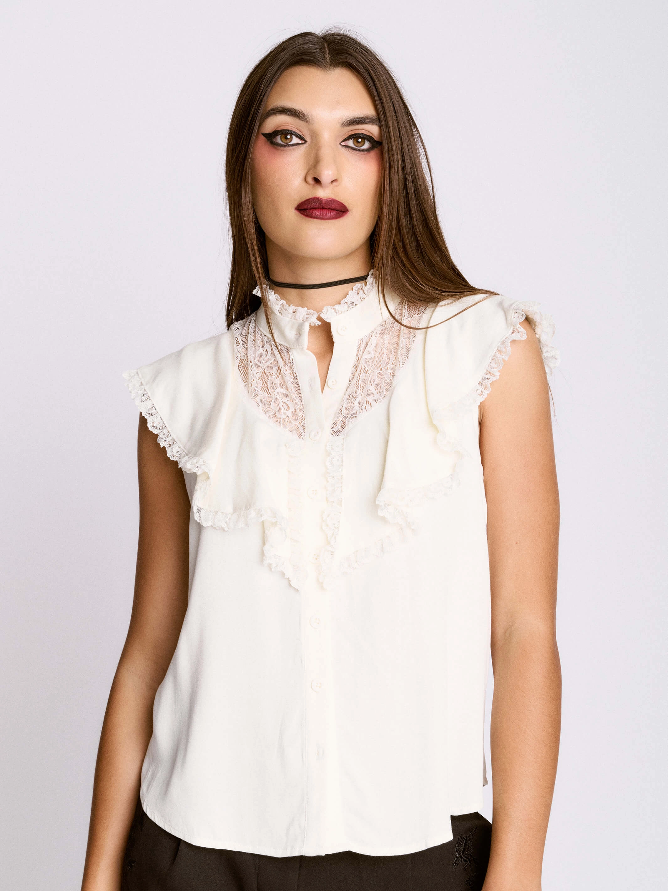 Victorian Blouse Retro nostalgia Fresh Comfort Style