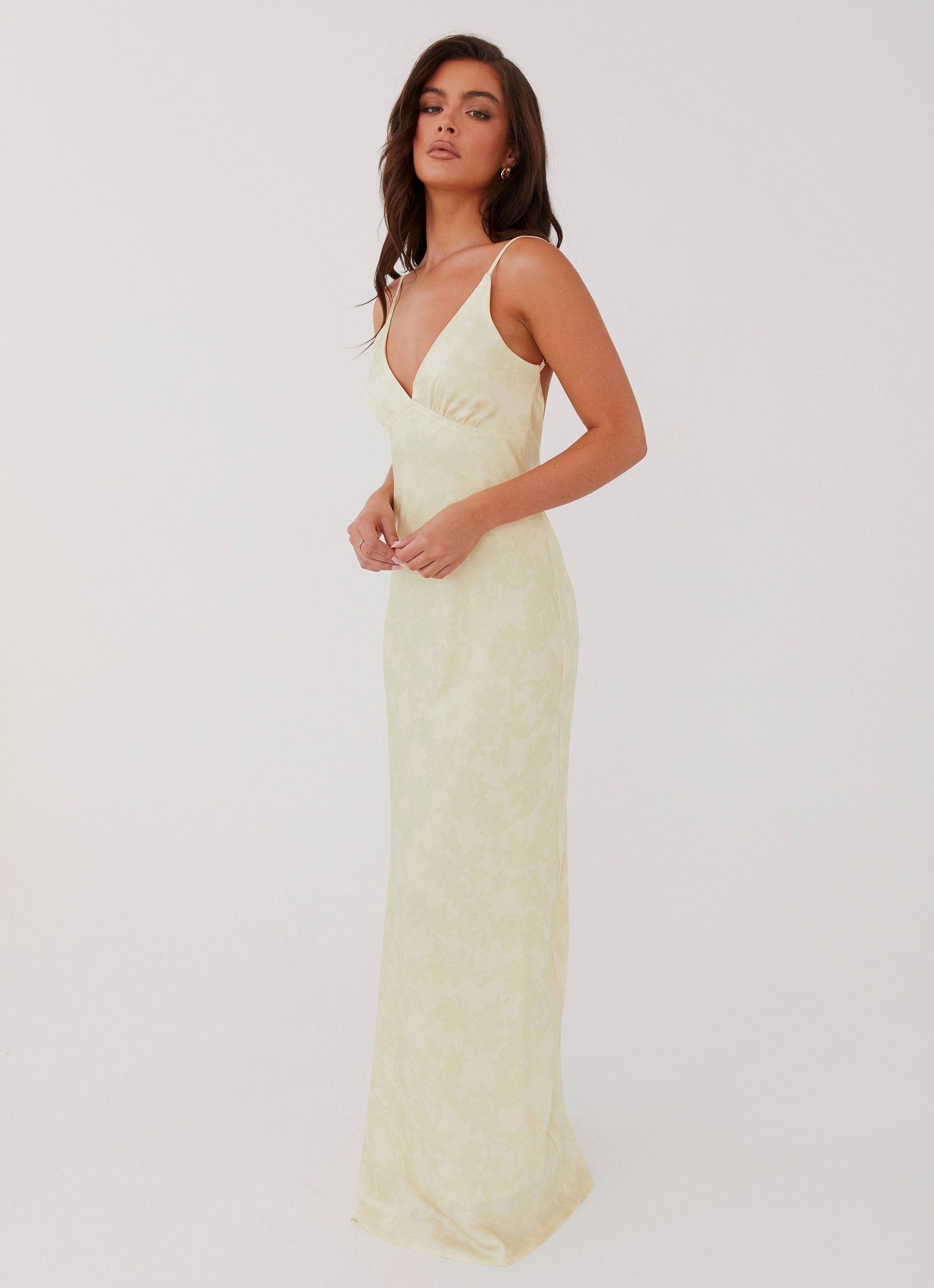 Sorrento Sun Maxi Dress - Yellow Floral Soft and Chic Japan Line