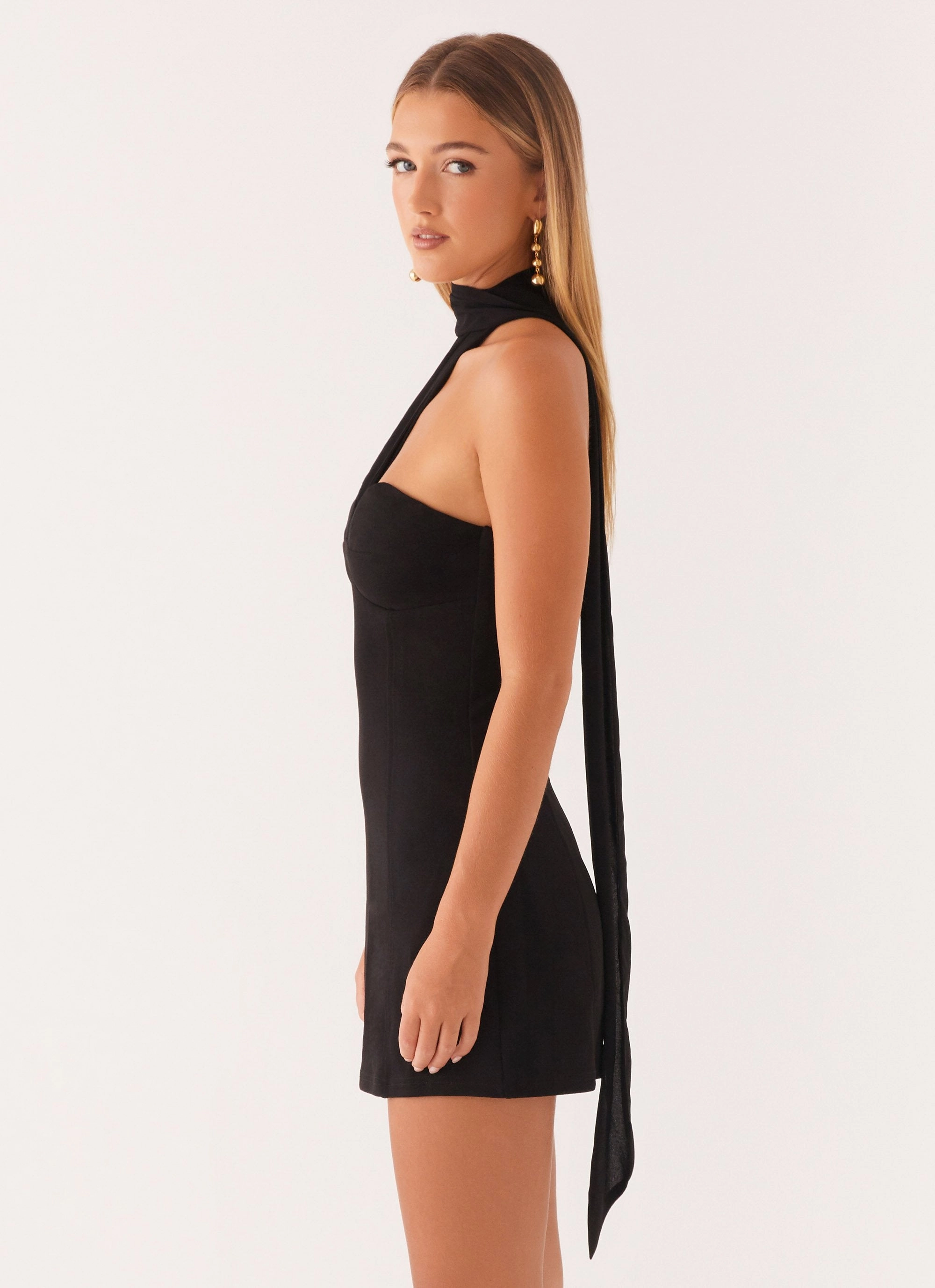 Sirena Mini Dress - Black All Purpose Pretty Glow