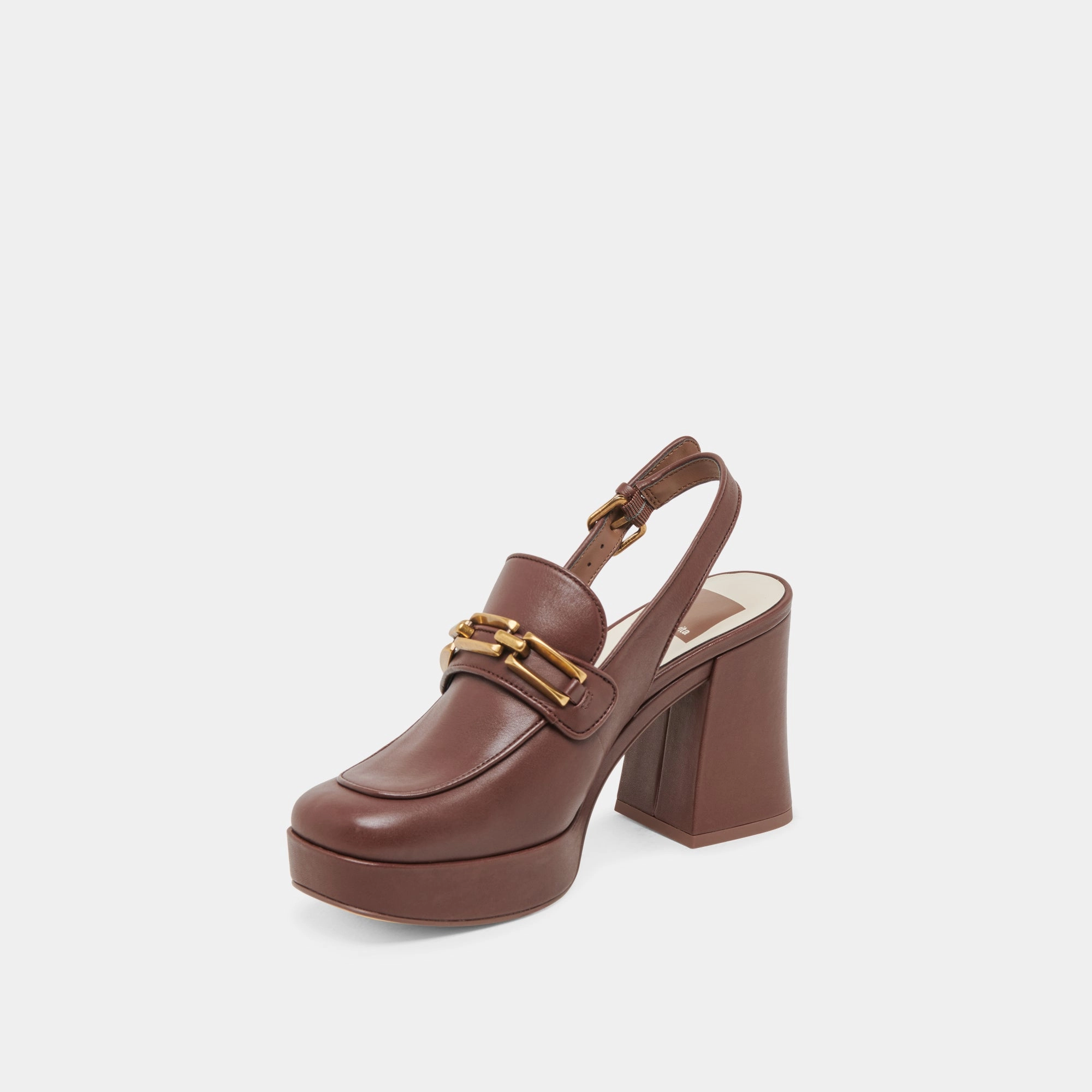 SIRUS HEELS CHOCOLATE LEATHER Luxury Appeal Spring Spark