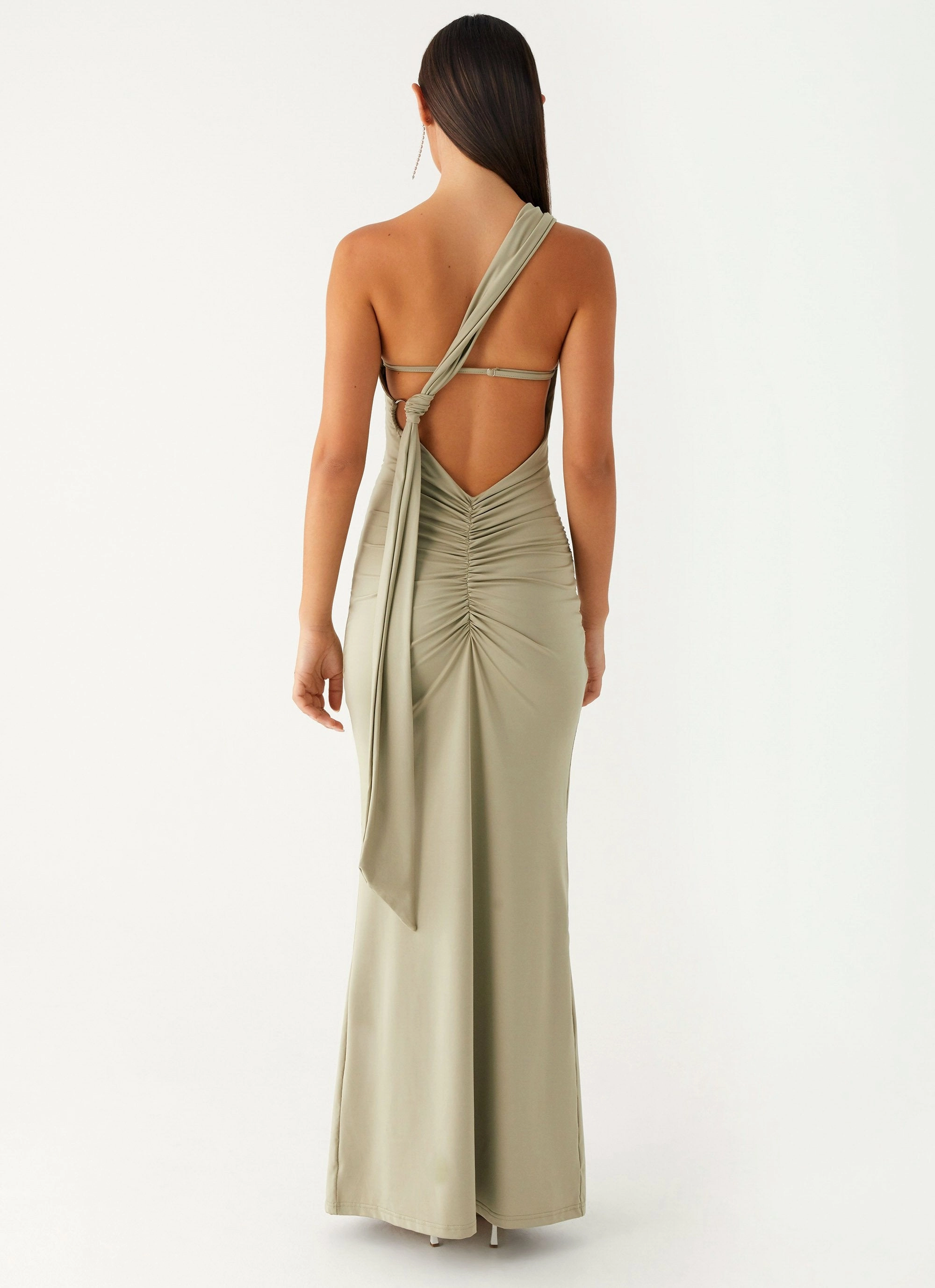 Christie Maxi Dress - Sage Subtle design