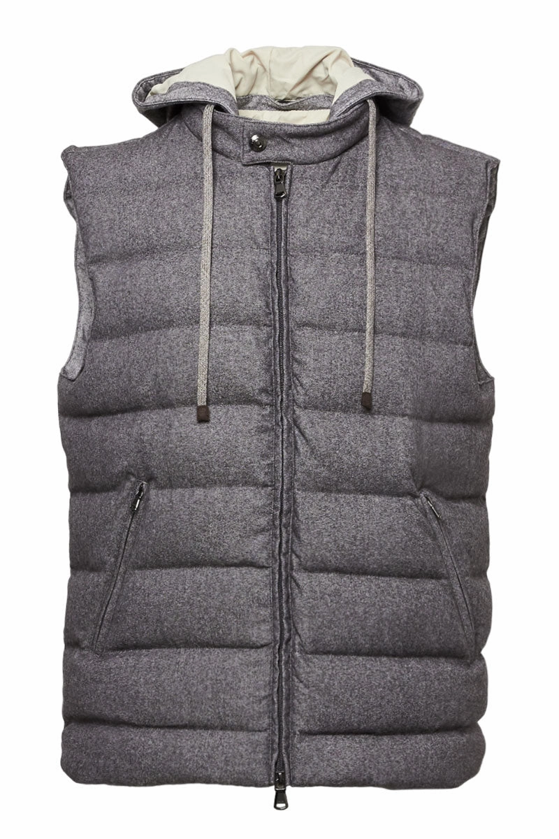 Lewis Flannel Vest Reinforced Shoulder Padding Lightweight Shell