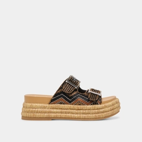 Fashion Sandals WIXIE SANDALS BLACK MULTI BEADS