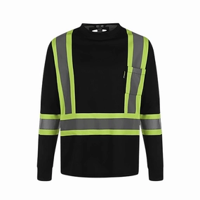 Casual Elegance Essential Clothing S05970 - Lookout - Adult Long Sleeve Hi-Vis T-Shirt