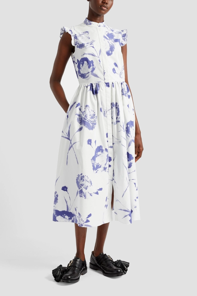 Flattering Look Wear Travel-Style Sleeveless Flared Midi Dress