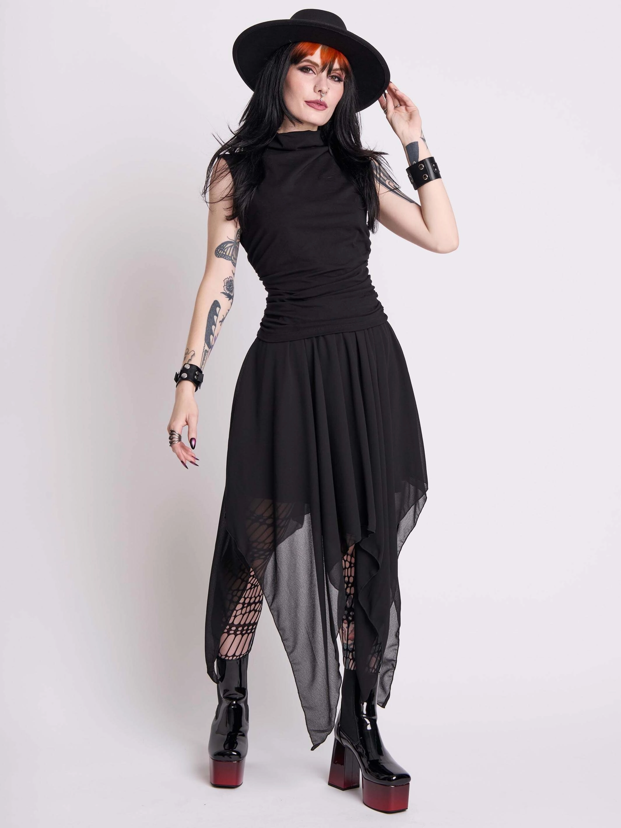 mix and match Stylish Sleeveless Shirred Top