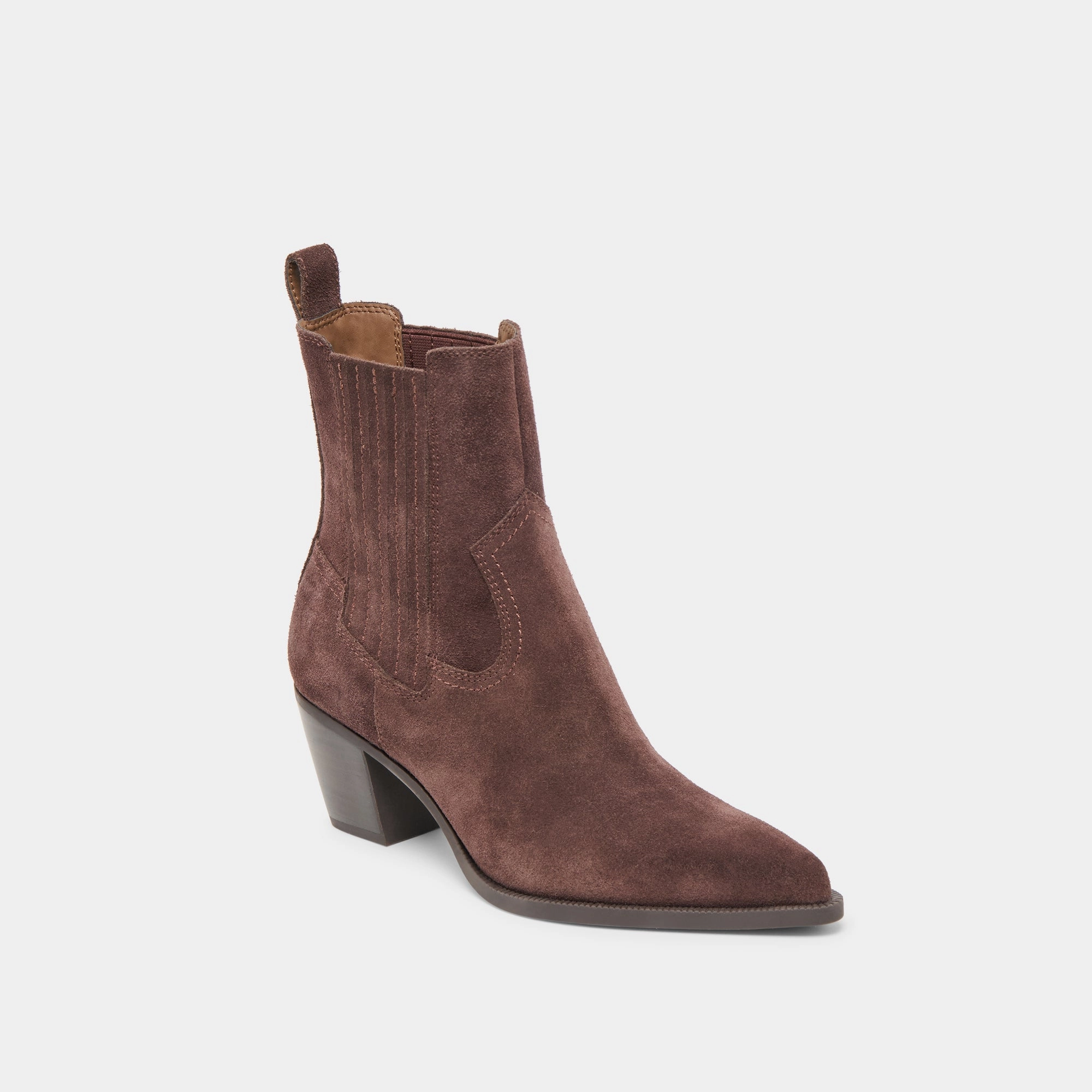 Feather Light Rough Terrain SLIM BOOTIES MAHOGANY SUEDE