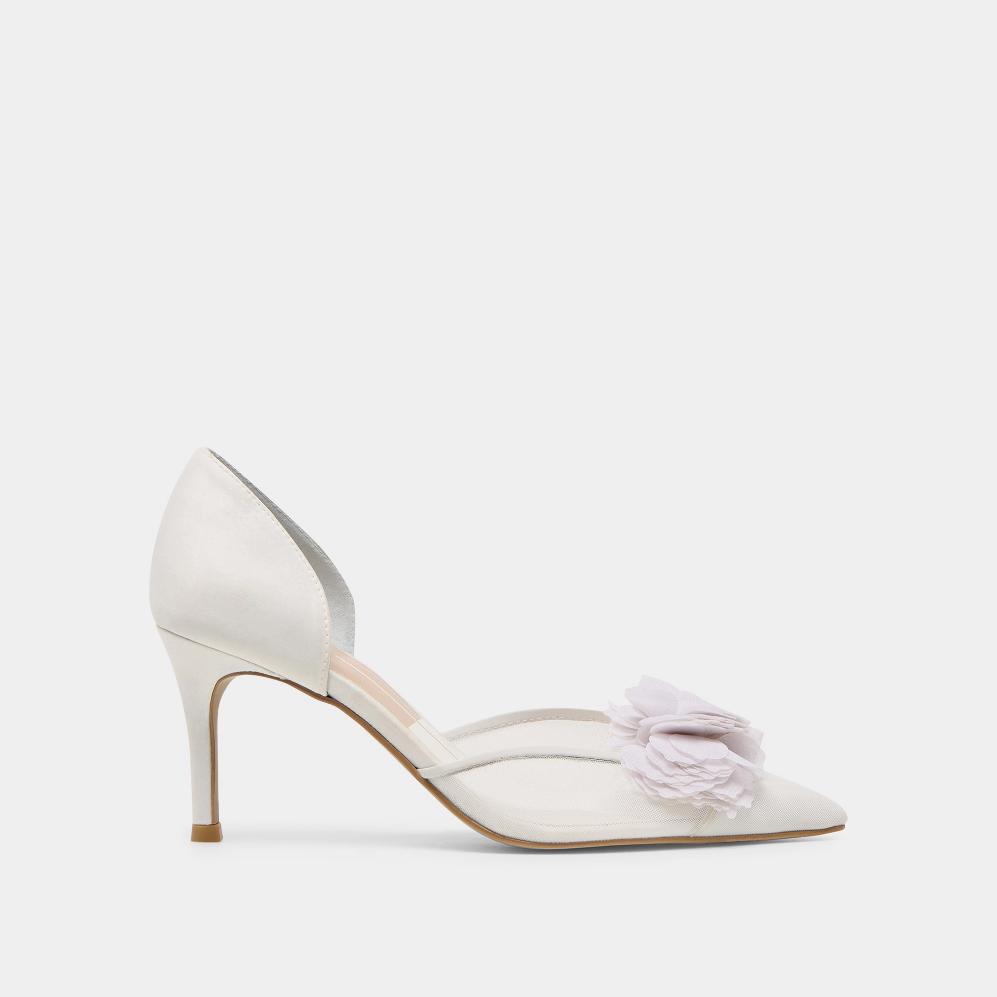 Flawless Look EVELIN HEELS WHITE MESH