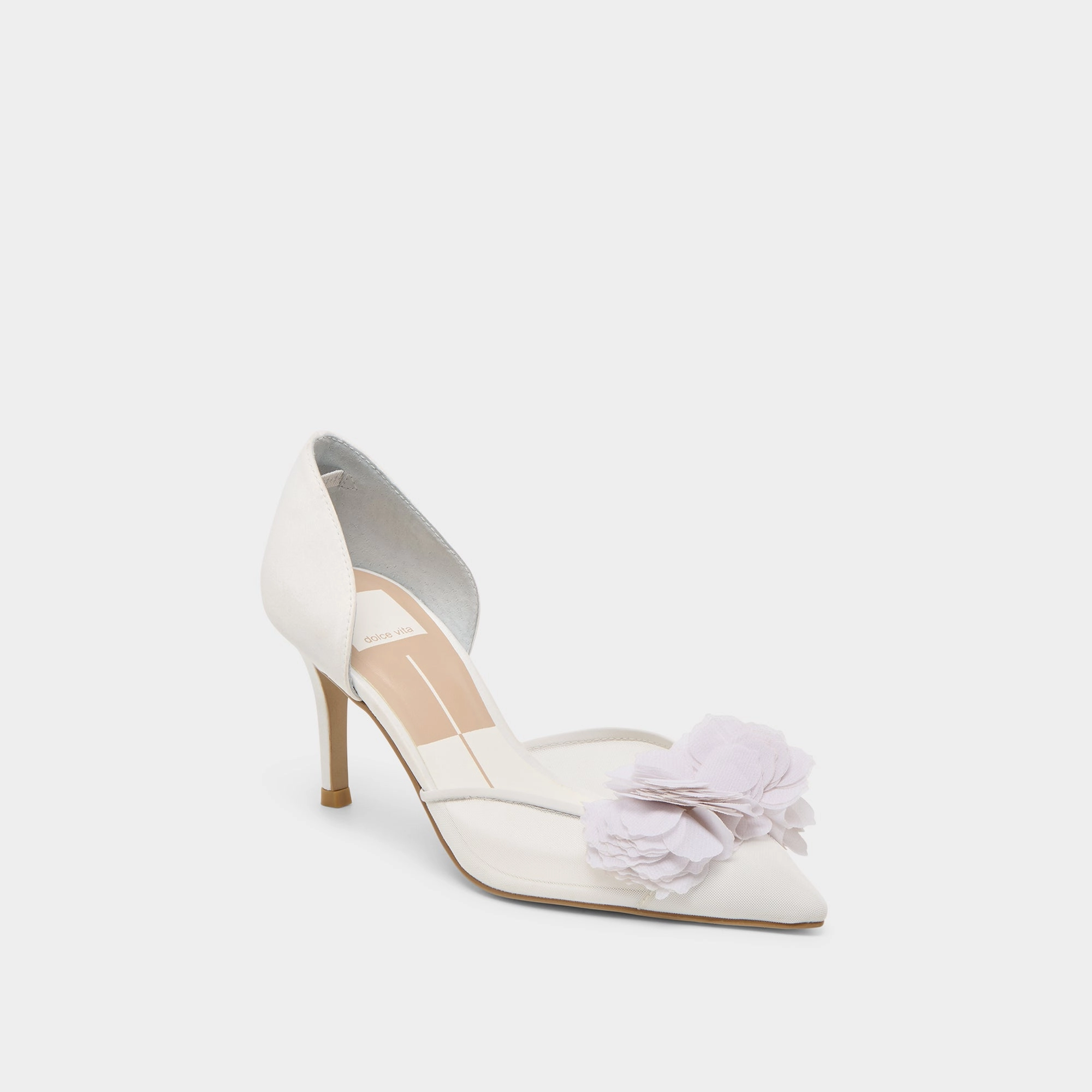 Birthday Spark EVELIN HEELS WHITE MESH