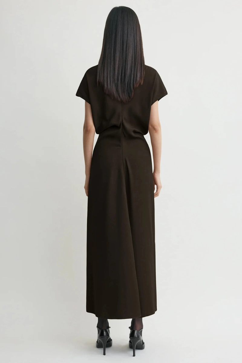 Slouch Waist Dress ConvertibleNeckline