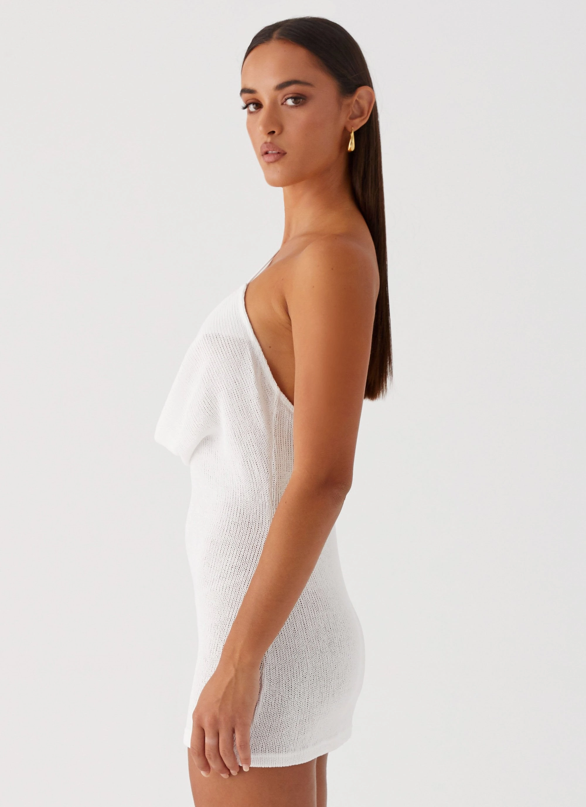 Bohemian Bliss Mini Dress - Ivory Lightweight Fit Chill Comfort