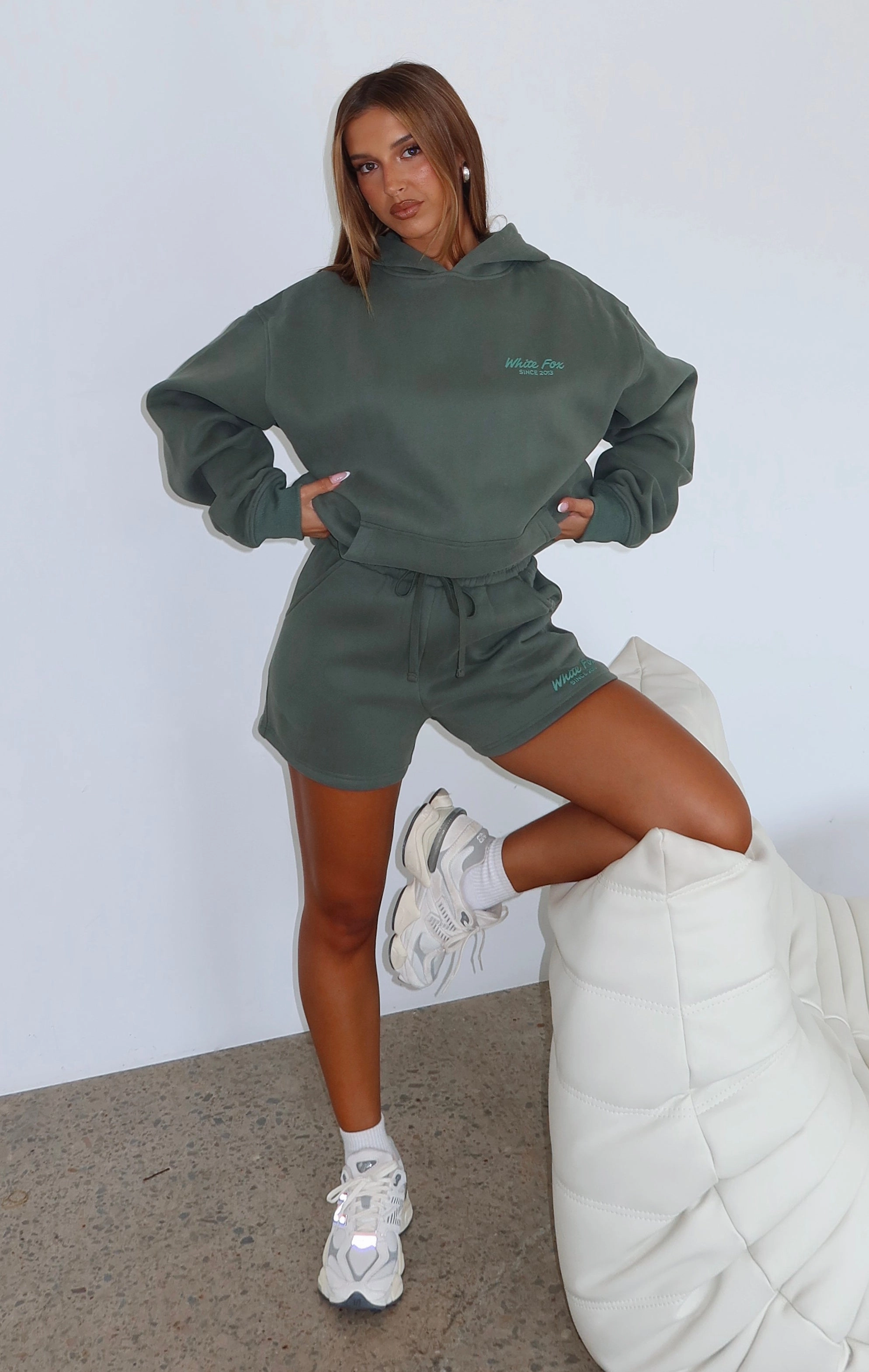 Chill Vibes Fit Leisure Edition Lounge Shorts Dark Green