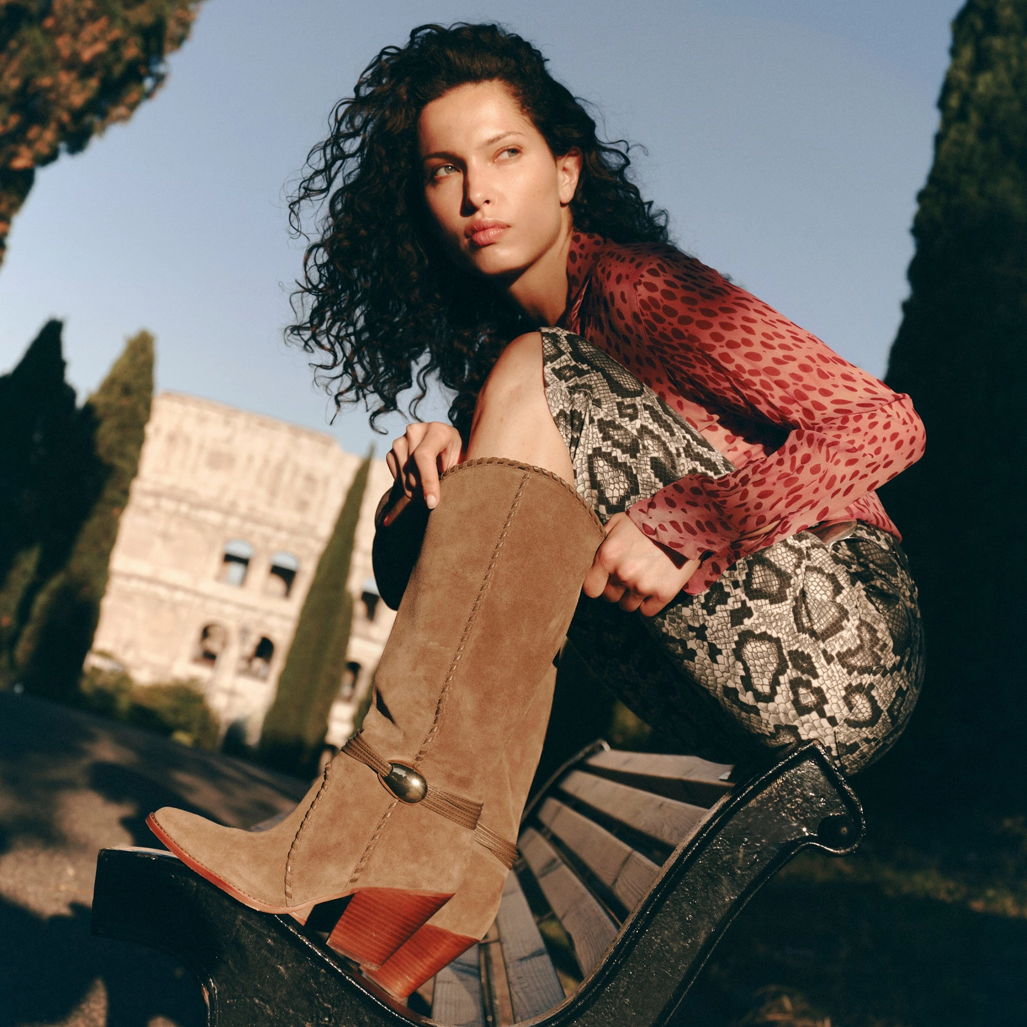 TPU Outsole JODY BOOTS OLIVE SUEDE