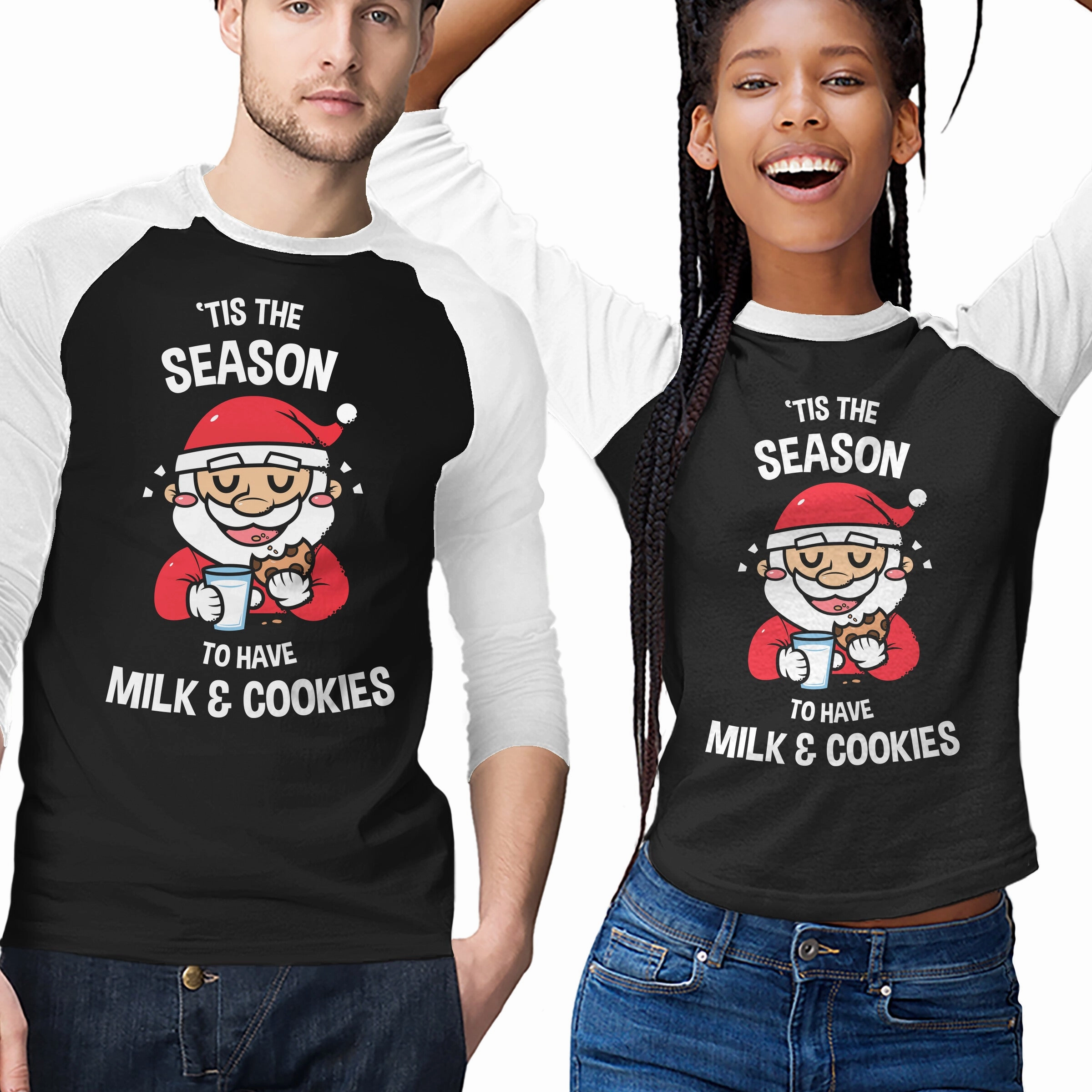 Tis The Season For Milk And Cookies Easy-Going Style Cozy Look Wear