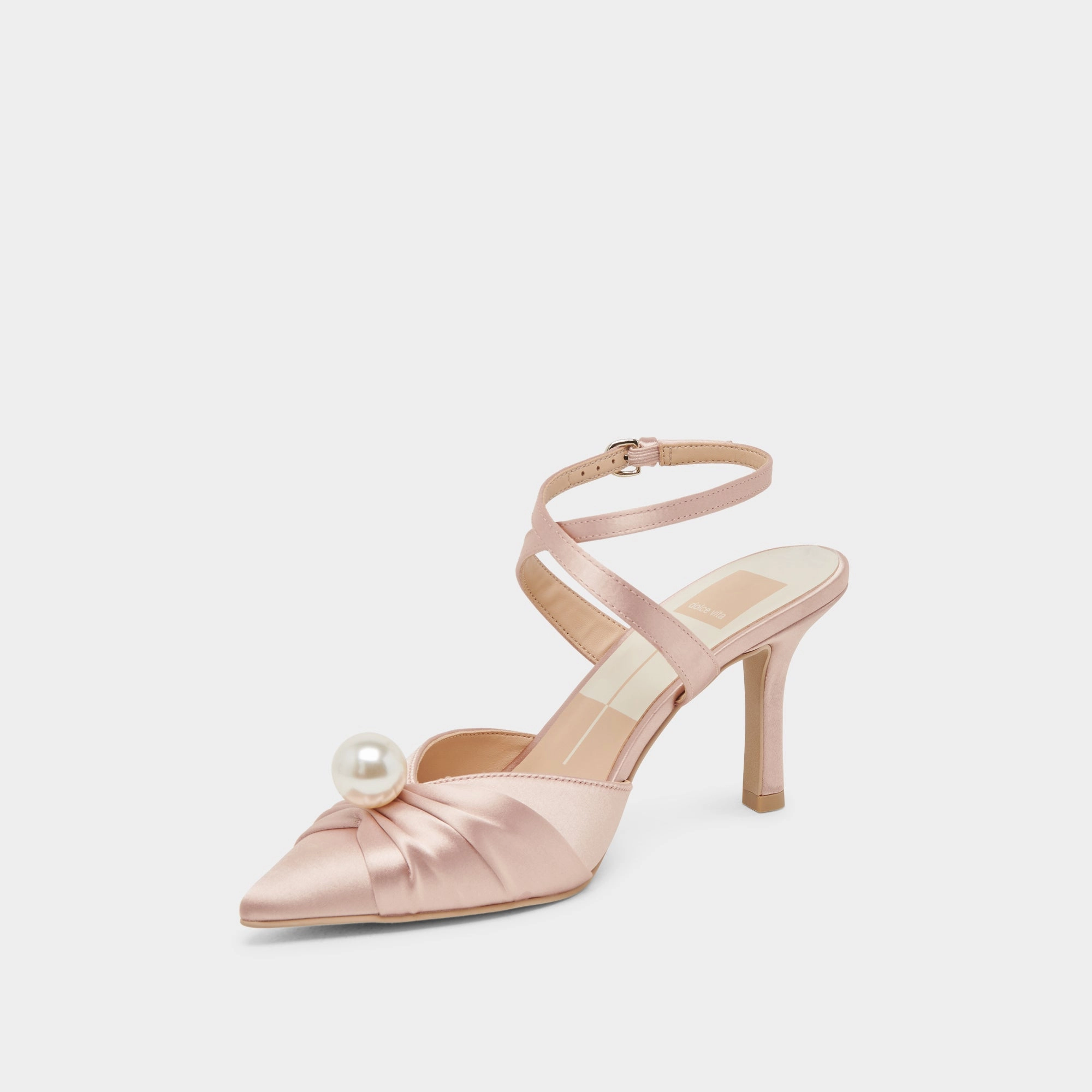 Soft Touch London Glow KAYSEY HEELS LT BLUSH SATIN