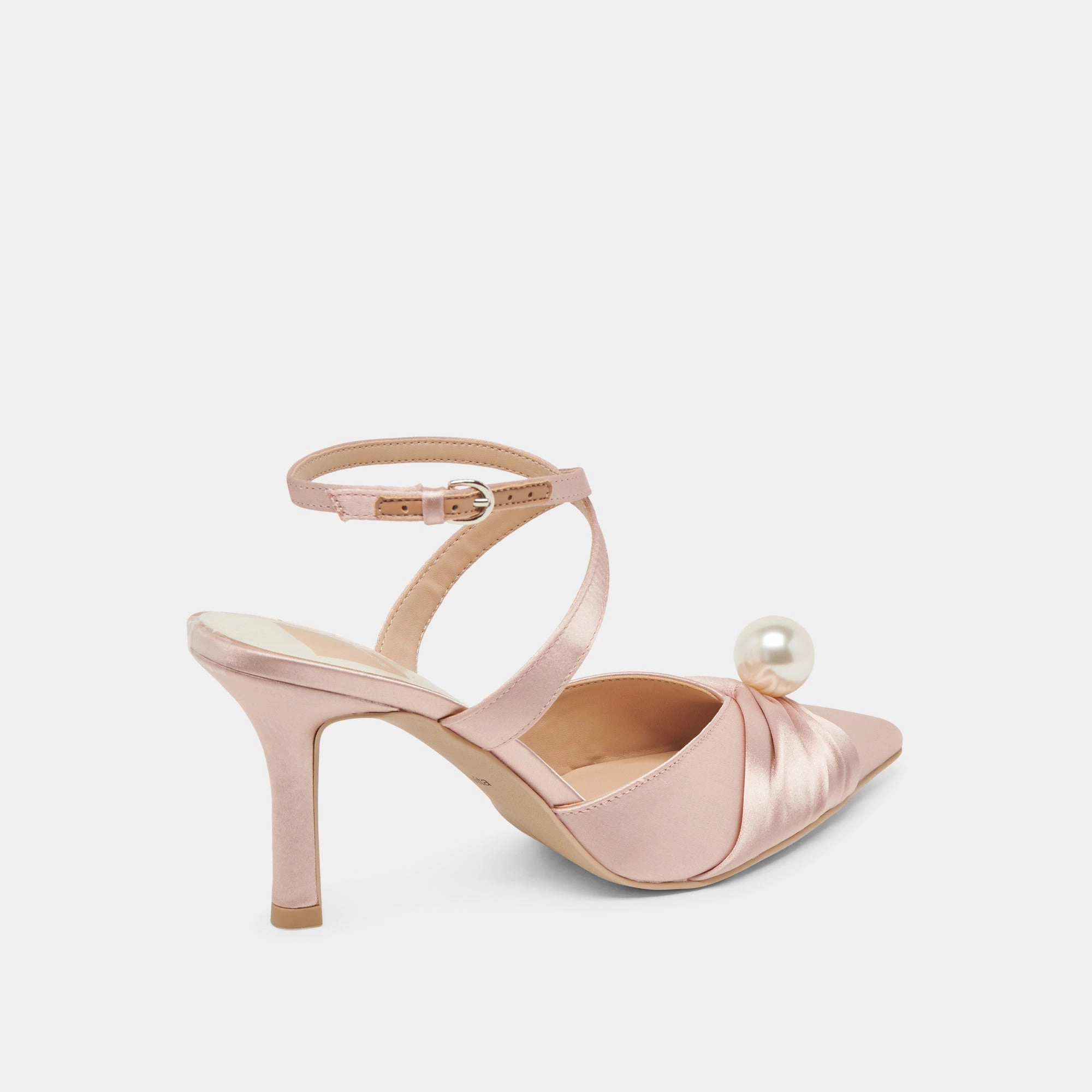 KAYSEY HEELS LT BLUSH SATIN Chic Pumps