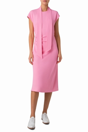 Festive Wear Cr??pe Midi Dress