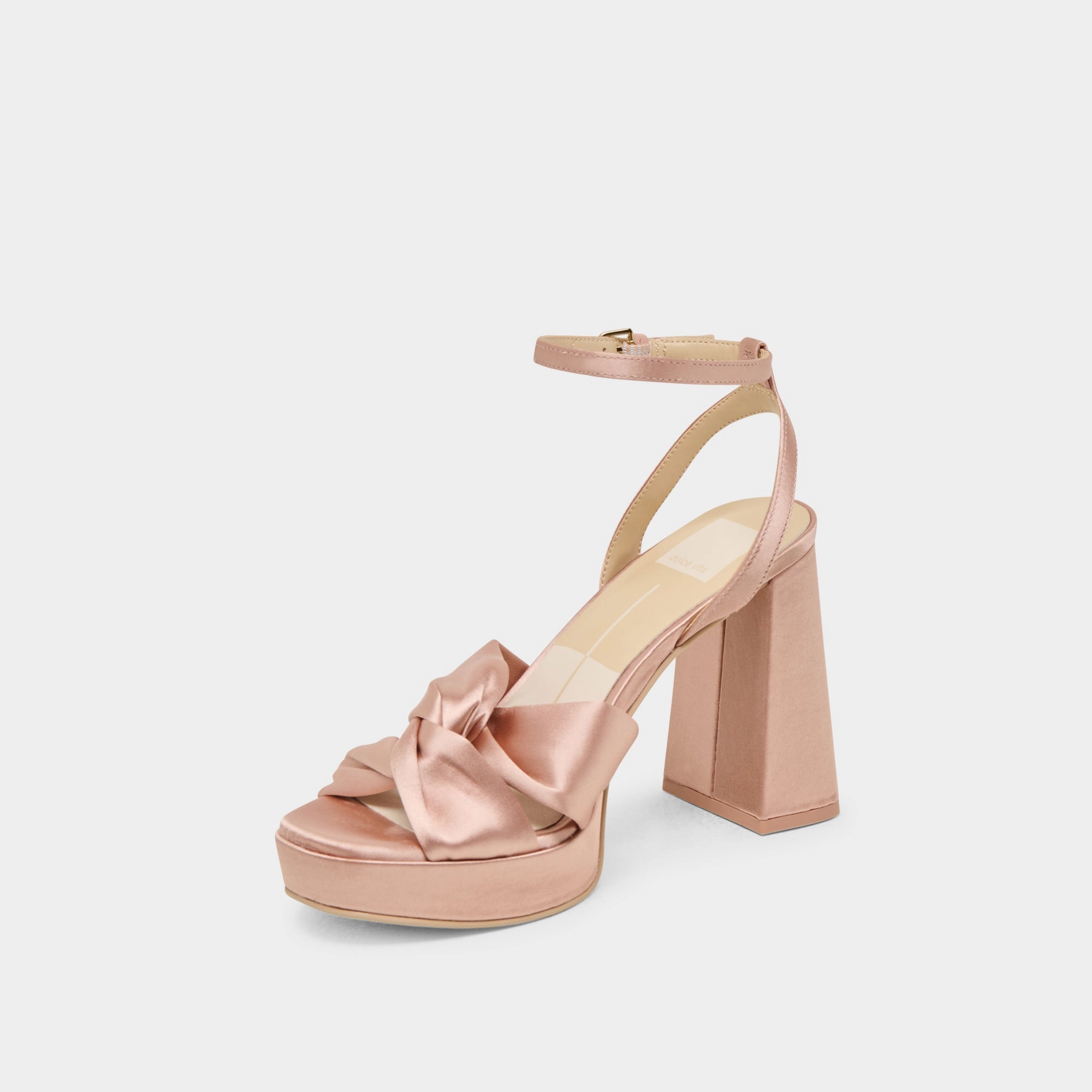 Sophisticated Design Designer Touch PARLO HEELS BLUSH SATIN